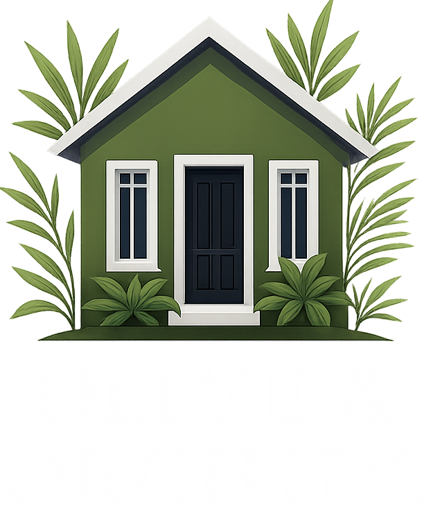 Olive and Orchids