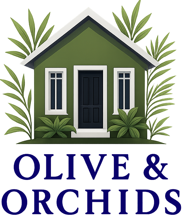 Olive and Orchids